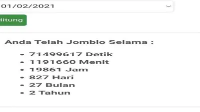 Link Kalkulator Jomblo Ini Bisa Bikin Kamu Tau Berapa Lama Galau Tak Punya Pacar