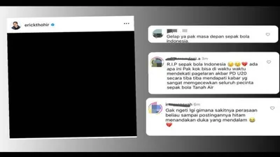 Unggahan Terbaru Erick Thohir di Instagram Pribadinya, Diduga Kecewa Terkait Piala Dunia U20 yang Batal Digelar di Indonesia