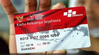 Ilustrasi Kartu Keluarga Sejahtera untuk Pencairan Bansos