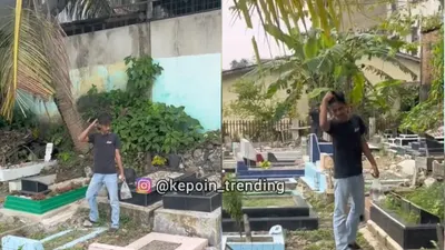 Viral Video Pria Berniat Ziarah Kubur tapi Bingung di Mana Makam Ayahnya