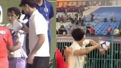 Bek Timnas Thailand U-22 Jonathan Khemdee Membuang Medali Perak dan Boneka Maskot Usai Kalah dari Indonesia