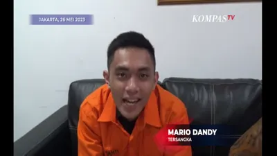Ekspresi Mario Dandy saat Meminta Maaf kepada David Ozora yang telah dianiayanya
