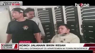 Koboi Jalanan di Tol Tomang Akhirnya Diringkus Kepolisian