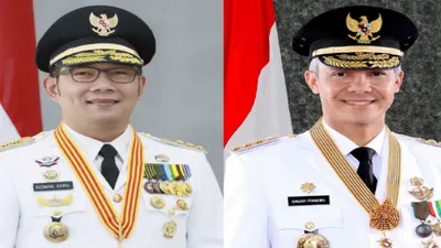 Ridwan Kamil dan Ganjar Pranowo