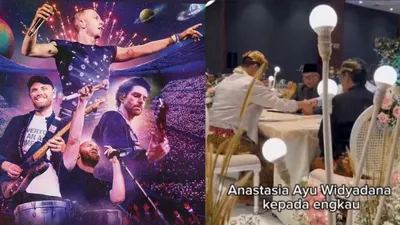 Unik! Tiket Konser Coldplay Dijadikan Mahar Pernikahan Oleh Pengantin ini, Netizen: Mas Chris Harus Tahu!