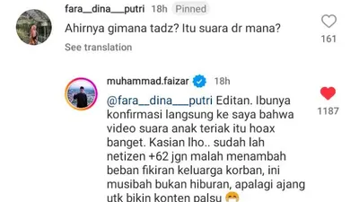 Tanggapan Ustaz Faizar Tentang Suara Horor dalam Video Anak Hilang di Subang