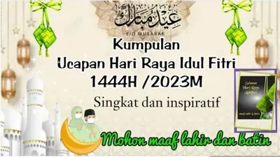 Template Ucapan Hari Raya Idul Fitri 1444H