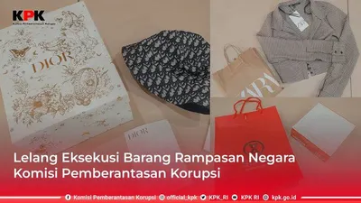 Komisi Pemberantasan Korupsi (KPK) akan melakukan lelang terkait dengan hasil rampasan negara terhadap kasus korupsi yang terjadi di Indonesia.