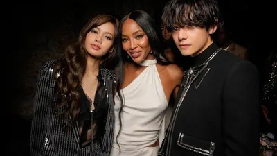 Lisa BLACKPINK dan Kim Taehyung hadir di pesta ulang tahun Naomi Campbell