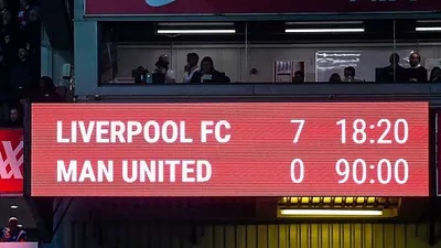 Liverpool membantai Manchester United, 7-0 pada lanjutan Liga Inggris di Stadion Anfield yang berakhir pada Senin 6 Maret 2023.