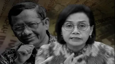 Data TPPU Mahfud MD dan Sri Mulyani Positif Sama