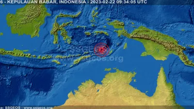 Gempa bumi di Kepulauan Babar