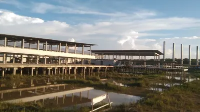 Proyek Mangkrak Gedung Islamic Center Mesuji Lampung Sneilai Rp 75Miliar