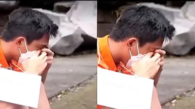 Mario Dandy  Mewek saat Menjalani Rekonstruksi Penganiayaan, Jumat (10/3/2023)