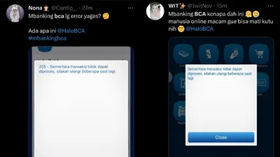 Mbanking BCA Eror