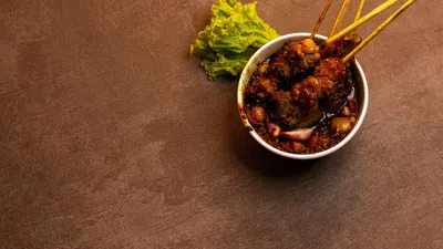 Illustrasi. Sate 