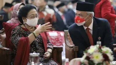 Megawati dan Ganjar Pranowo