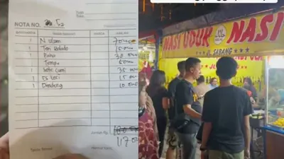 Viral Sebuah warung yang getok harga kepada konsumen