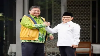 Pertemuan antara Airlangga Hartanto dan Muhaimin Iskandar