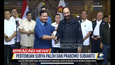 Pertemuan Prabowo dan Surya Paloh