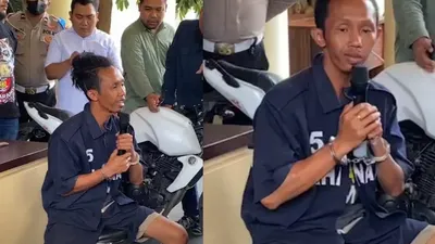Seorang pelaku kejahatan di Semarang yang telah mengakui melakukan mutilasi dan pengecoran terhadap korban.
