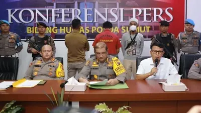 Kapolda Sumatera Utara Irjen Pol Panca Putra mencopot jabatan AKBP Achirudin Hasibuan (AKBP AH) 