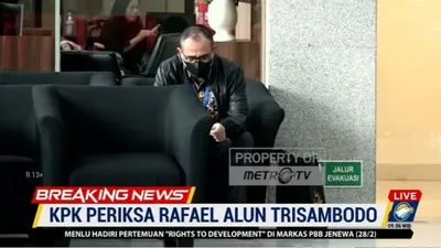 Rafael ALun Trisambodo Ketika DIperiksa KPK