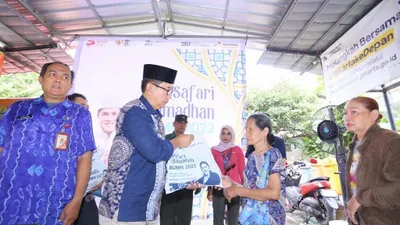 Dalam rangka menyambut bulan suci Ramadhan, Kementerian BUMN bersama PT PGN Tbk menyelenggarakan kegiatan Safari Ramadhan BUMN 2023 di Kelurahan Krukut, Jakarta Barat pada Kamis, 30 Maret 2023 kemarin.
