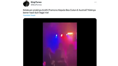 Viral video anak Kepala Bea Cukai Makassar Andhi Pramono yang diduga tengah dugem di sebuah klub malam di luar negeri.