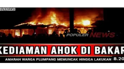 Benarkah Kediaman Ahok Dibakar Orang Tak Bertanggungjawab