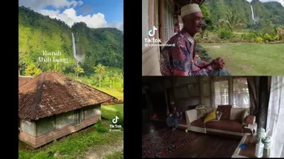 Abah Jajang di Depan Rumahnya yang Luar Biasa Indah, bahkan Ditawar Pembeli hingga Rp 2,5M