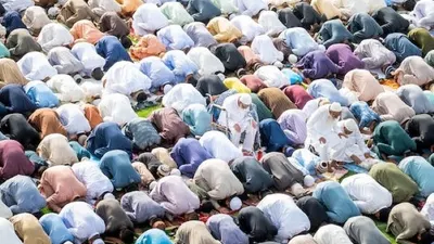 Ilustrasi Salat Idul Fitri