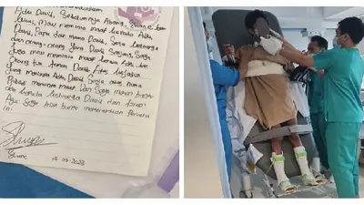 Inilah Isi Surat Lengkap Tersangka Shane Lukas Kepada David Ozora, Ada Permohonan Maaf dan Minta Didoakan
