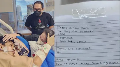 Beredar Sebuah Coretan David Ozora yang Mengharukan