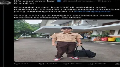 Kondisi David Ozora Terkini Diungkap Sang Ayah