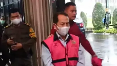 Menkominfo Johnny G Plate tersangka