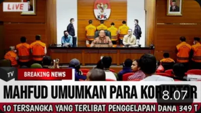CEK FAKTANYA: GEGER! 10 Anggota DPR yang Terlibat Transaksi Janggal Rp349 T Kemenkeu Diumumkan Mahfud MD