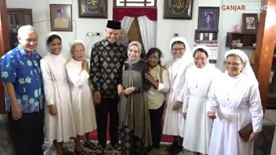 Ganjar Pranowo gelar open house