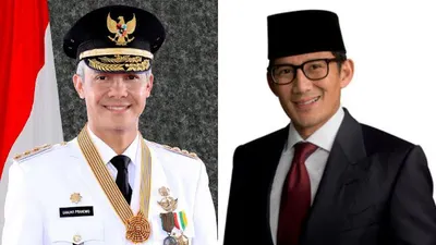 Ganjar Pranowo dan Sandiaga Uno