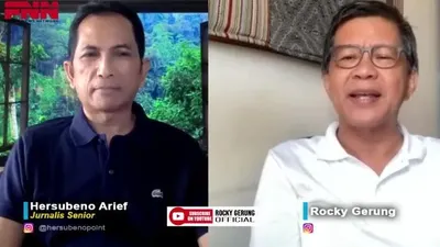 Hersubeno Arief dan Rocky Gerung