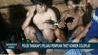 Dua pelaku penipuan tiket konser Coldplay ditangkap