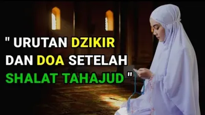 Illustrasi. Urutan Dzikir dan Doa Sholat Tahajud