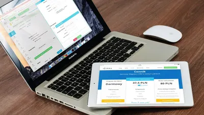 Ilustrasi website bisnis online.