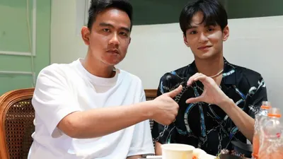 Zayyan yang merupakan member dari Xodiac berkesempatan bertemu dengan Gibran Rakabuming Raka.