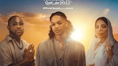 Ilustrasi lirik dan terjemahan lagu Piala Dunia 2022 'Hayya Hayya' Better Together.