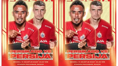 Link Live Streaming Bola Hari Ini Liga 1 Persikabo vs Persija Jakarta, Minggu 14 Agustus 2022