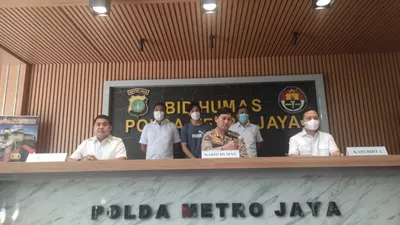Pers rilis dugaan penyalahgunaan narkoba oleh Naufal Samudra.