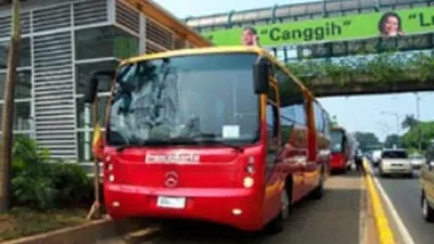 Ilustrasi bus TransJakarta