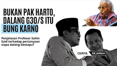 Dalang di balik peristiwa G30S PKI ternyata adalah Ir Soekarno