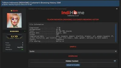 Telkom Group Pastikan Bahwa Data yang Bocor Bukan Milik Pelanggan IndiHome